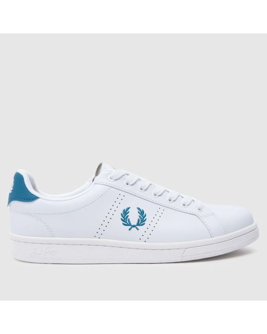 Fred Perry White B721 Trainers In for men