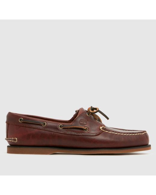 Timberland Brown Classic 2 Eye Boat Shoes for men