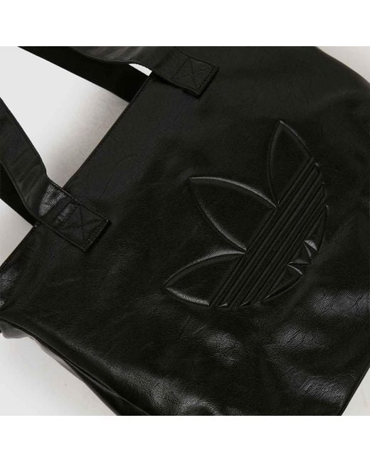 Adidas Black Metallic Shopper Tote Bag