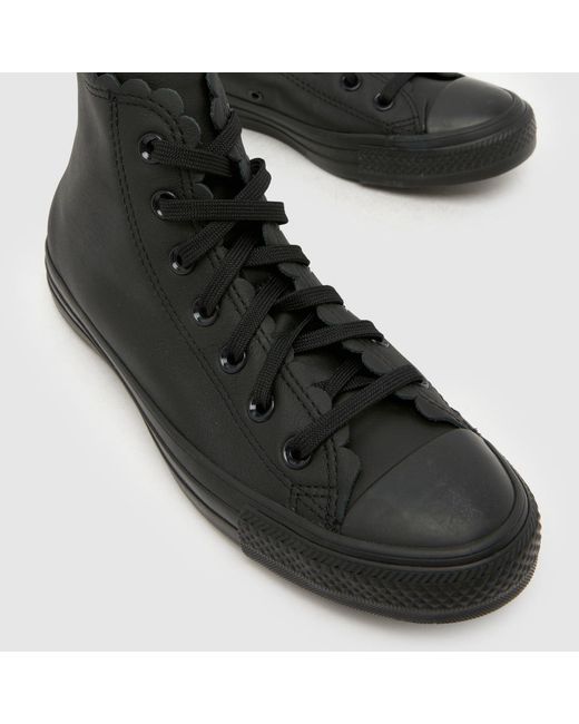 Converse Black All Star Hi Trainers