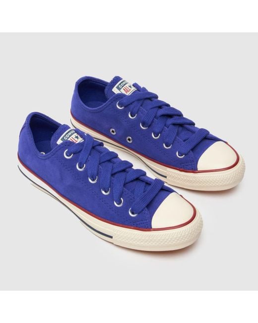 Converse Blue All Star Ox Trainers