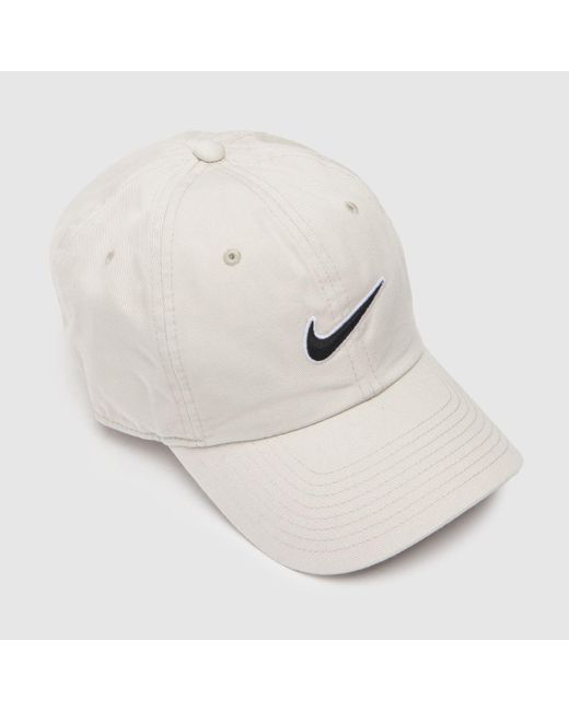 Nike White Club Unstructured Swoosh Cap