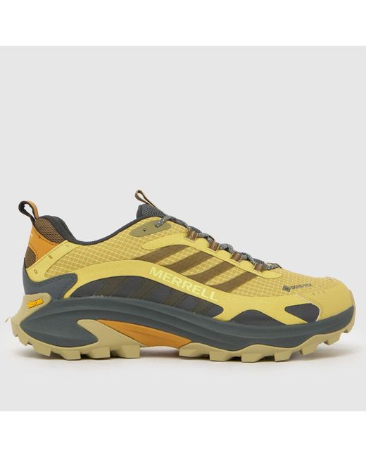 Merrell Yellow Moab Speed 2 Gore-Tex Trainers for men