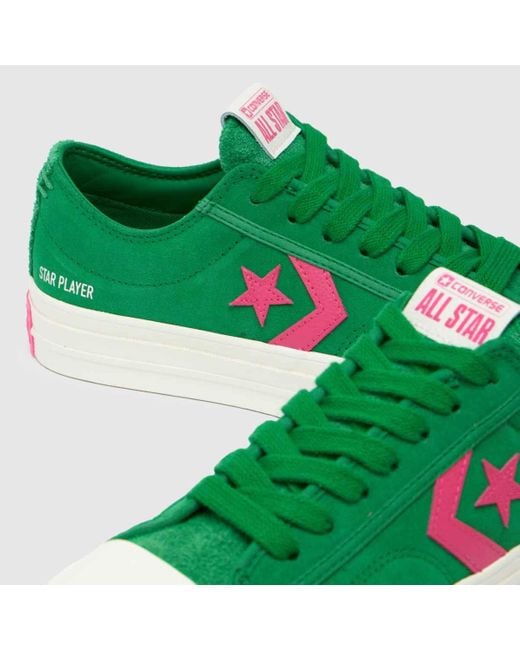 Converse Green Star Player 76 Trainers In