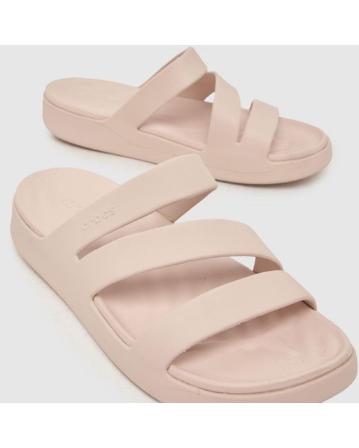 CROCSTM Pink Getaway Strappy Sandals