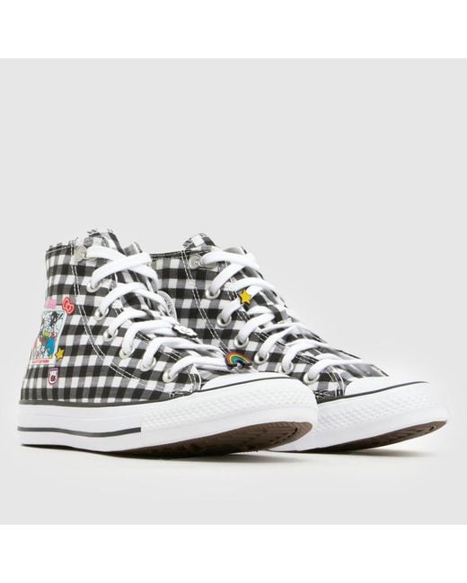 Converse Blue All Star Hi Hello Kitty Trainers