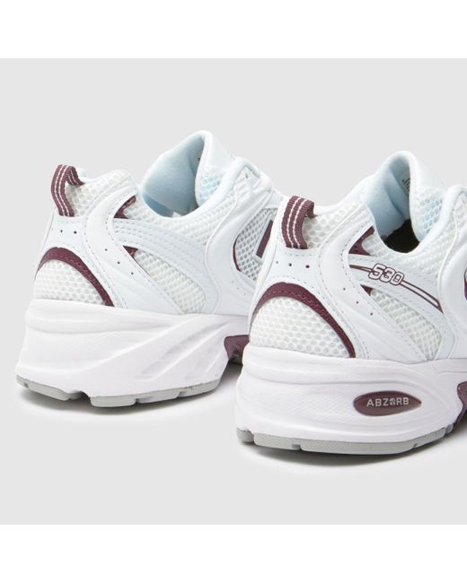 New Balance White 530 Trainers
