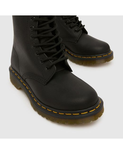 Dr. Martens Black Serena 8 Eye Ii Boots