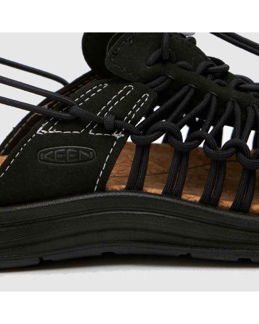 Keen Black Uneek Ii Convertible Sandals In for men