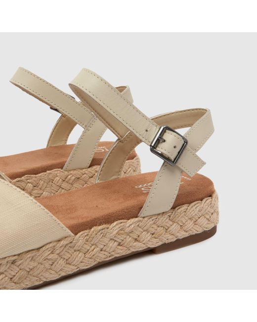 TOMS White Abby Sandals In