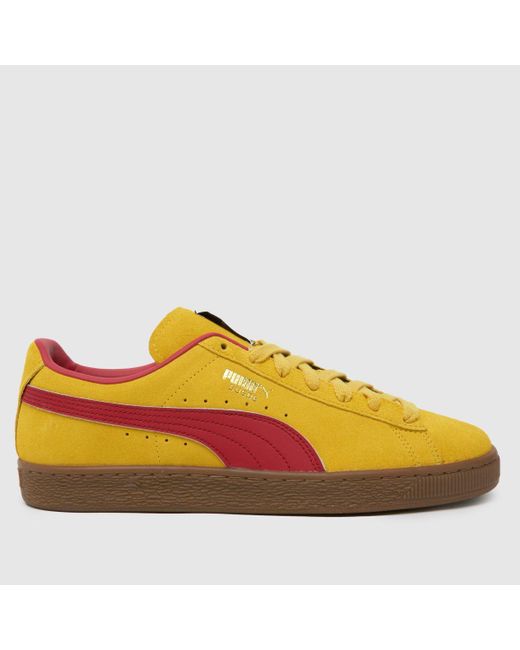 PUMA Yellow Suede Terrace Trainers In for men