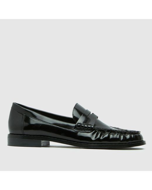 Schuh Black Lendall Penny Loafer Flats