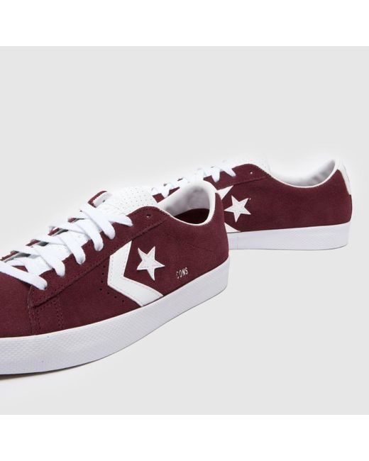Converse Red Pl Vulc Pro Trainers In for men