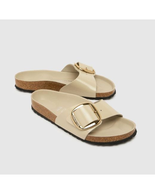 Birkenstock Natural Madrid Big Buckle Sandals