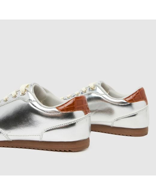 Schuh White Miko Slim Sole Trainers