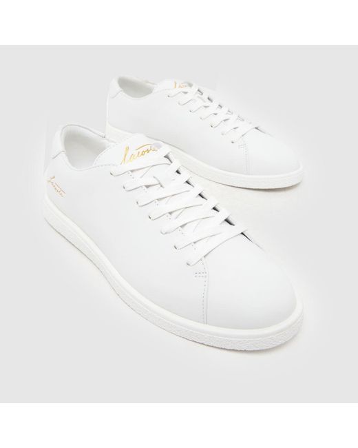 Lacoste White Linurt Trainers for men