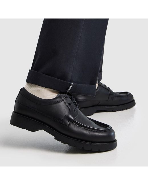 Kleman Black Alfan Shoes for men