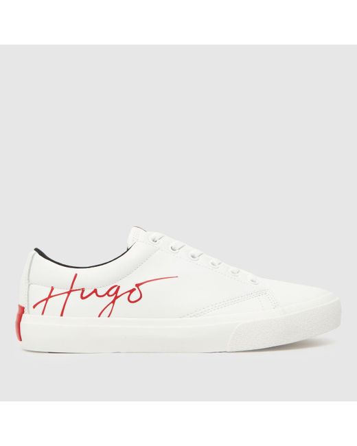 HUGO White Dyer Ii Trainers In for men