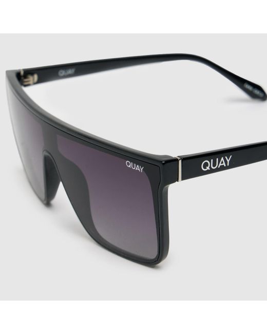 Quay Black Nightfall Sunglasses