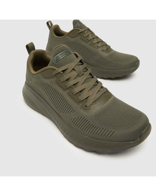 Skechers Green Bobs Sport Squad Chaos Trainers In for men