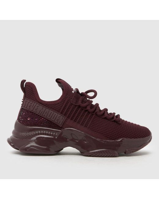 Steve Madden Brown Maxilla Bling Trainers