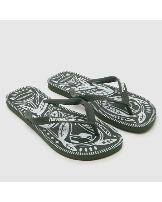 Havaianas Green Ginga Flip Sandals for men