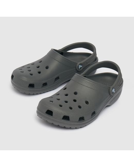CROCSTM Gray Classic Clog Sandals for men