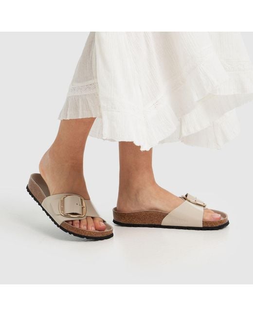 Birkenstock Natural Madrid Big Buckle Sandals