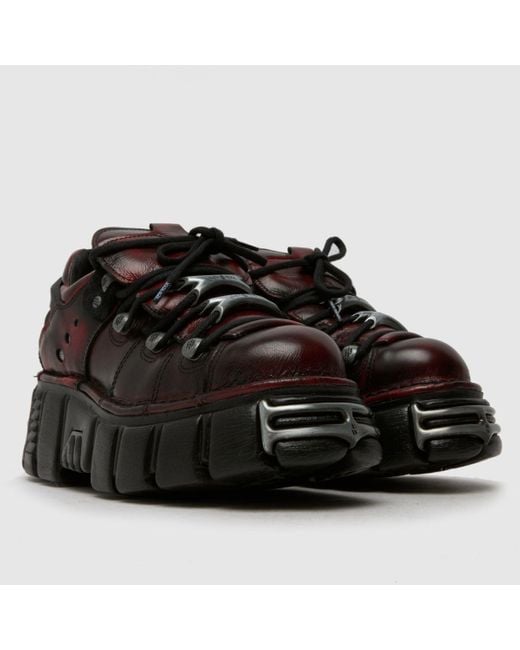 New Rocks Low New Rock Classic Low Trainers In in Black | Lyst UK