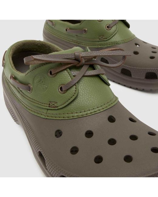 CROCSTM Green Classic Boat Sandals for men