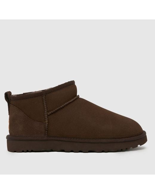Ugg Brown Classic Ultra Mini Ii Boots