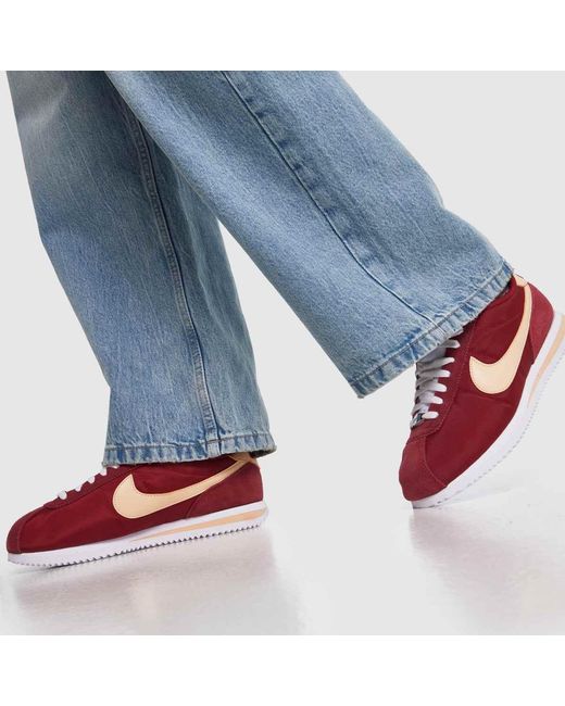 Nike Red Cortez Trainers