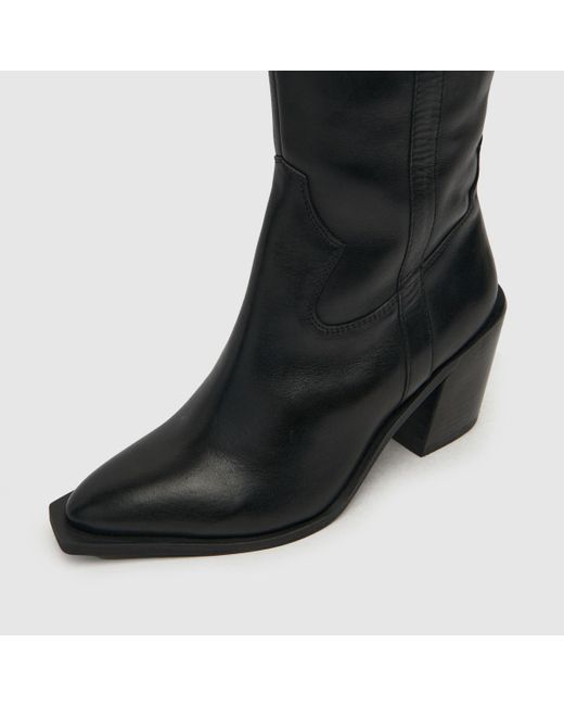 Schuh Black Ladies Dorothy Western Knee Boots