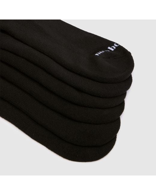 New Balance Black Ankle Socks 6 Pack