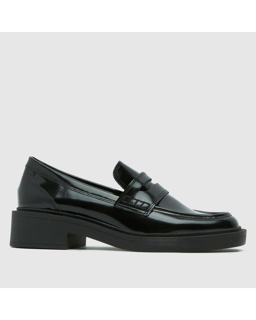 Schuh Black Leighton Loafer Flats