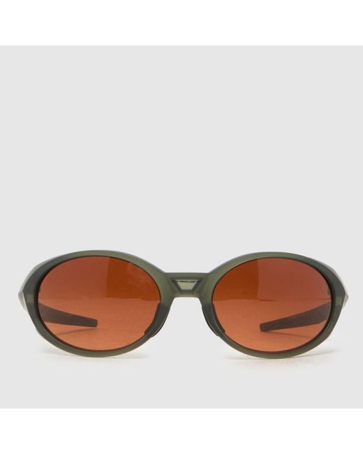 Oakley Brown Eye Jacket Redux Oval Sunglass