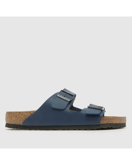 Birkenstock Blue Arizona Soft Footbed Sandals for men