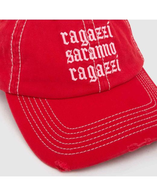 PICA PICA Red Ragazzi Cap