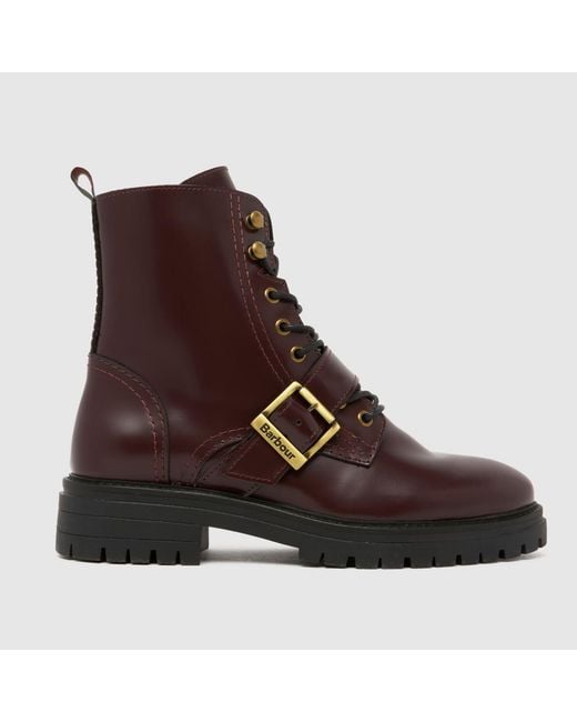 Barbour Brown Ouseburne Biker Boots