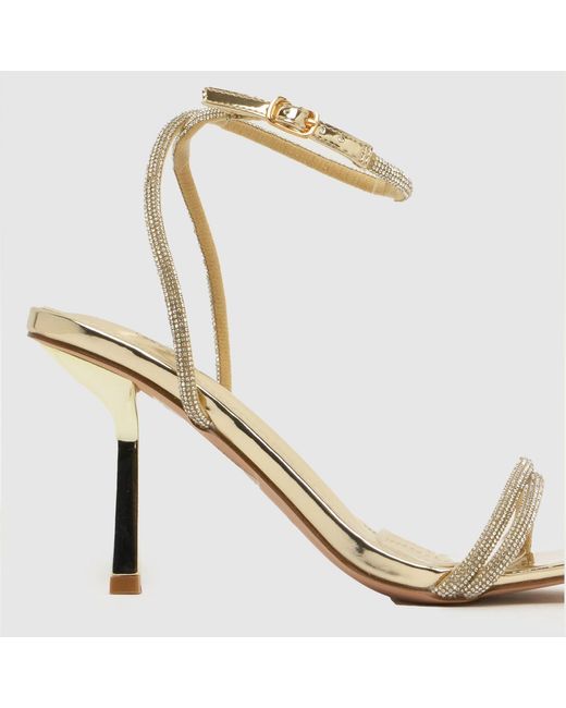 SIMMI Metallic Zoey Bling High Heels