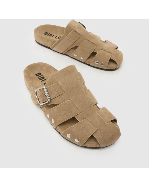 Bibi Lou Brown Dakota Mule Sandals