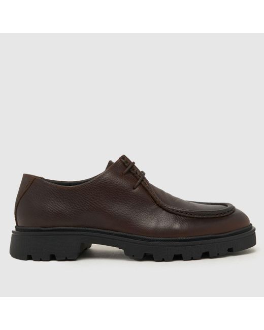 Schuh Brown Panama Mocassin Shoes In for men