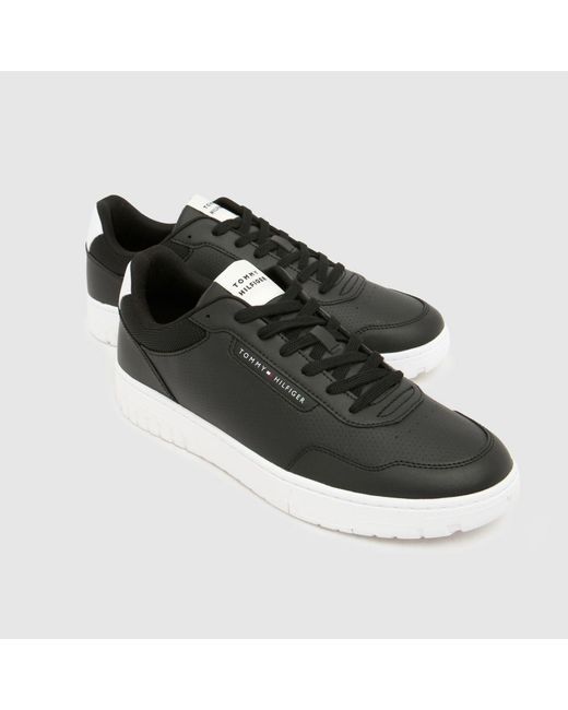 Tommy Hilfiger Black Basket Core Lite Trainers for men