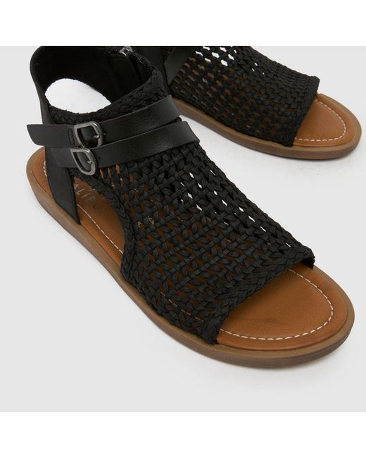 Blowfish Black Dream Woven Sandals