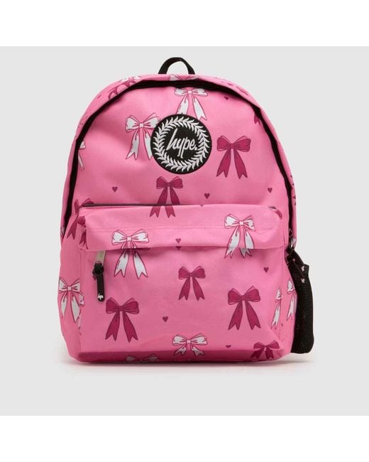 Hype Pink Bow Backpack