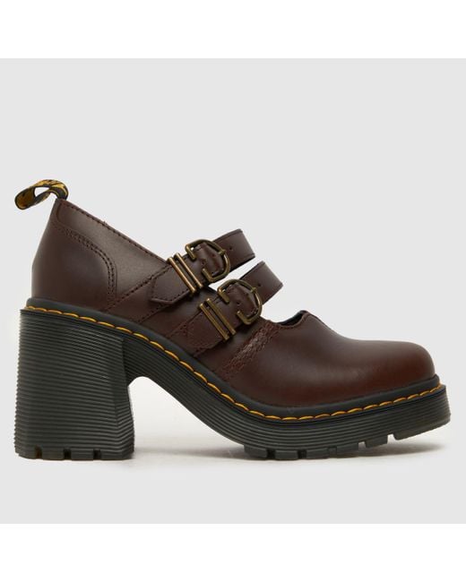 Dr. Martens Brown Eviee High Heels