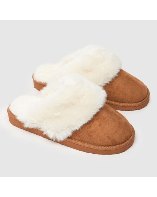 Schuh Brown Hadley Mule Slippers