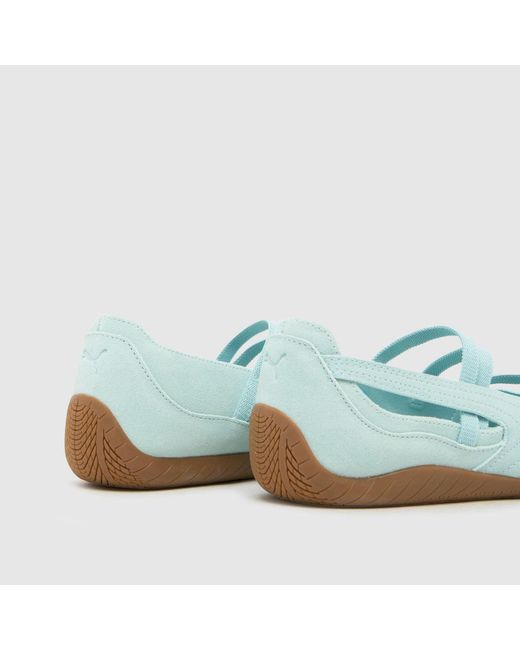 PUMA Blue Speedcat Ballet Trainers