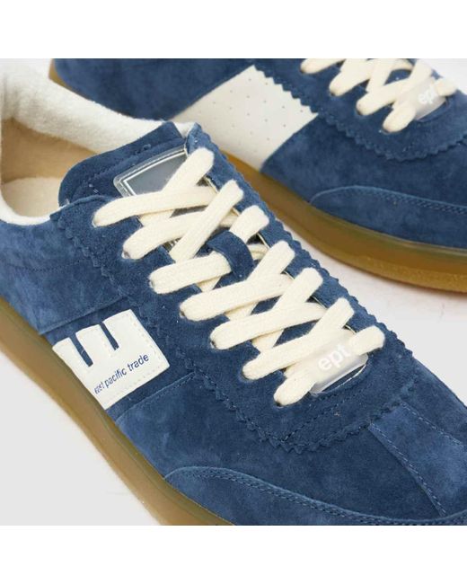 East Pacific Trade Blue Santos Trainers for men