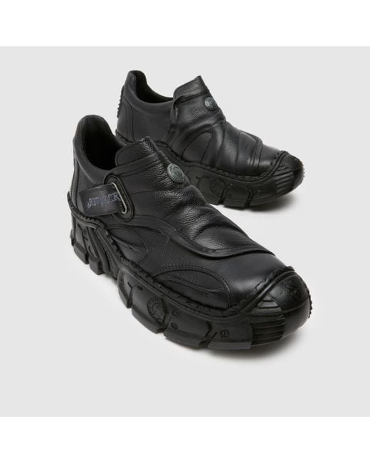 New Rock Black Impact Trainers for men